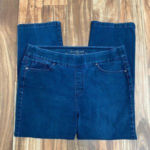 gloria vanderbilt bootcut jeans women blue size 16